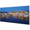 Nástenný panel Mesto v noci Grécko Coast 100x50 cm Nástenný panel Mesto v noci Grécko Coast 100x50 cm
