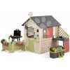 Domček s grilom v záhradke Nature Playhouse&Kitchen Life Smoby s kuchynkou rozšíriteľný s UV filtrom od 24 mes Domček s grilom v záhradke Nature Playhouse&Kitchen Life Smoby s kuchynkou rozšíriteľný s UV filtrom od 24 mes