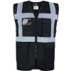 Korntex Hamburg Multifunkčná reflexná vesta KX810 Black XL Korntex Hamburg Multifunkčná reflexná vesta KX810 Black XL
