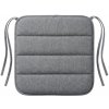 Textilomanie Podsedák na stoličku LINGE GREY 37x37 cm, sivý Textilomanie Podsedák na stoličku LINGE GREY 37x37 cm, sivý
