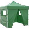 Zelený skladací párty stan so 4 stenami 3 x 3 m Zelený skladací párty stan so 4 stenami 3 x 3 m