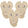 VoXX Barefoot sneaker Nízke športové ponožky 3 páry béžová