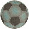 KRUHOVÝ KOBEREC MÄKKÝ SIVÝ PRE CHLAPCA FUTBALOVÁ LOPTA FOOTBALL LIMA priemer 160 cm KRUHOVÝ KOBEREC MÄKKÝ SIVÝ PRE CHLAPCA FUTBALOVÁ LOPTA FOOTBALL LIMA priemer 160 cm
