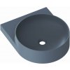 Ravak Yard umývadlo 50x40.5 cm polokrúhly klasické umývadlo-umývadlo na nábytok XJX07040000 Ravak Yard umývadlo 50x40.5 cm polokrúhly klasické umývadlo-umývadlo na nábytok XJX07040000