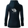 Vortex logo jednofarebné - Mikina dámska trendy zipper s kapucňou - S ( Tmavomodrá (takmer čierna) ) Vortex logo jednofarebné - Mikina dámska trendy zipper s kapucňou - S ( Tmavomodrá (takmer čierna) )