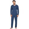 Pánske froté pyžamo Regina 592 long/r M-XL světle modrá M Pánske froté pyžamo Regina 592 long/r M-XL světle modrá M