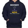 Fajntričko Mikina- Hockey and Beer, that's why i'm here, Farba tmavo modrá, Strih/ Variant Pánsky/UNISEX Fajntričko Mikina- Hockey and Beer, that's why i'm here, Farba tmavo modrá, Strih/ Variant Pánsky/UNISEX