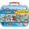 Puzzle Schmidt Puzzle Doprava 4v1 v plechovom kufríku (26,26,48,48 dielikov) (4001504565084) Puzzle Schmidt Puzzle Doprava 4v1 v plechovom kufríku (26,26,48,48 dielikov) (4001504565084)
