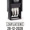 Pečiatka „Zaplatené“ s dátumom - Trodat 4850 25x5mm Pečiatka „Zaplatené“ s dátumom - Trodat 4850 25x5mm