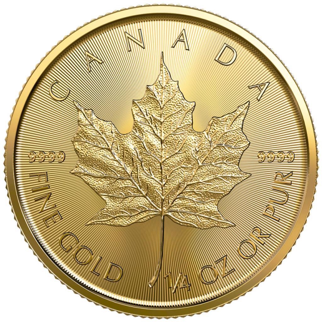 Royal Canadian Mint Maple Leaf Zlatá minca 1/4 oz