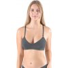 Gina Podprsenka športová s vypchávkami 07021P Šedá-biela M/L Gina Podprsenka športová s vypchávkami 07021P Šedá-biela M/L