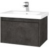 Dreja Kúpeľňová skrinka BONO SZZ 65 (umývadlo Harmonia) - D16 Tmavý betón / Úchytka T33 / D16 Tmavý betón Dreja Kúpeľňová skrinka BONO SZZ 65 (umývadlo Harmonia) - D16 Tmavý betón / Úchytka T33 / D16 Tmavý betón