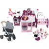 Set domček pre bábiku Violette Baby Nurse Large Doll's Play Center Smoby a kočík hlboký a športový DeLuxe Maxi Cosi & Quinny Grey Set domček pre bábiku Violette Baby Nurse Large Doll's Play Center Smoby a kočík hlboký a športový DeLuxe Maxi Cosi & Quinny Grey