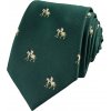 Quentino Smaragdově zelená pánská kravata KŮŇ PKT12 Quentino Smaragdově zelená pánská kravata KŮŇ PKT12