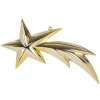 Ozdoba MagicHome Vianoce, 1 ks, 23 cm, kométa, zlatá, na vianočný stromček Ozdoba MagicHome Vianoce, 1 ks, 23 cm, kométa, zlatá, na vianočný stromček