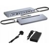 i-Tec USB-C Ergo 3x 4K Display Docking Station with Power Delivery 100 W + i-tec Universal Charger 100 W C31FLAT2PDPRO100W i-Tec USB-C Ergo 3x 4K Display Docking Station with Power Delivery 100 W + i-tec Universal Charger 100 W C31FLAT2PDPRO100W