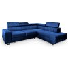 Rohová rozkladacia sedačka s úložným priestorom Nola - modrá Strana: Pravá Rohová rozkladacia sedačka s úložným priestorom Nola - modrá Strana: Pravá