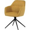 Jídelní židle, žlutá, jemně hrubá látka, HC-536 YEL2 Jídelní židle, žlutá, jemně hrubá látka, HC-536 YEL2