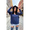 Fashionweek Dámsky mäkký ľahký svetr OVERSIZED NB82221 Farba: Tmavě modrý, Veľkosť: Universal Fashionweek Dámsky mäkký ľahký svetr OVERSIZED NB82221 Farba: Tmavě modrý, Veľkosť: Universal