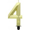 Dortisimo Tortové sviečky -metalická zlatá 4 (7,6cm) Dortisimo Tortové sviečky -metalická zlatá 4 (7,6cm)