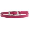Špongr dámský úzký kožený opasek 1532 fuchhsie