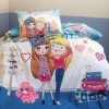 ISSIMO Bavlnené obliečky BESTIE pre dievčatá Bavlna de luxe 1x70x90,1x140x200 cm - možnosť úpravy rozmeru ISSIMO Bavlnené obliečky BESTIE pre dievčatá Bavlna de luxe 1x70x90,1x140x200 cm - možnosť úpravy rozmeru