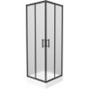 MEXEN/S - Rio sprchovací kút štvorec 70 x 70, dekor, čierny + vanička Rio vrátane výpuste 860-070-070-70-30-4510 MEXEN/S - Rio sprchovací kút štvorec 70 x 70, dekor, čierny + vanička Rio vrátane výpuste 860-070-070-70-30-4510
