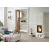 Hark Bella Rosa 13 ECO plus keramika creme weiss 6kw teplovzdušné krbové kachle Hark Bella Rosa 13 ECO plus keramika creme weiss 6kw teplovzdušné krbové kachle