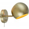 Markslöjd Edgar nástenná lampa 1x40 W zlatá 108754 Markslöjd Edgar nástenná lampa 1x40 W zlatá 108754