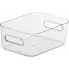 Úložný box, plastový, 1,5 l, SMARTSTORE Compact Clear S, priehľadný Úložný box, plastový, 1,5 l, SMARTSTORE Compact Clear S, priehľadný