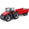 Bburago Farm Traktor Massey FERGUSSON 8740S Tractor with Trailer 1:50 (BB18-31662) Bburago Farm Traktor Massey FERGUSSON 8740S Tractor with Trailer 1:50 (BB18-31662)