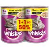 Whiskas kuracie mäso v omáčke 2 x 400 g