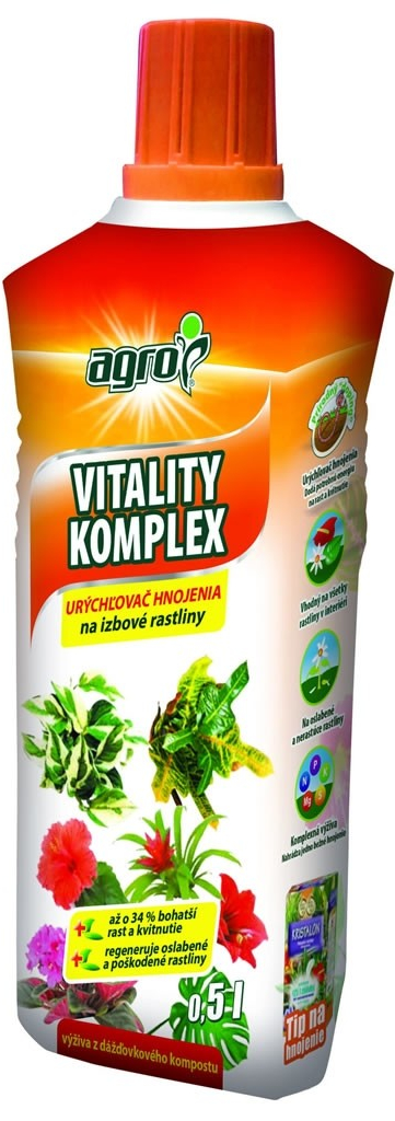 Agro Vitality komplex Izbové rastliny 0,5 L