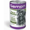 GEMON Dog Adult kousky telecí, játra, zelenina 1250g/12bal GEMON Dog Adult kousky telecí, játra, zelenina 1250g/12bal