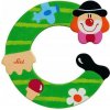 Sevi Trudi písmenko Klaun zelené C Sevi Trudi písmenko Klaun zelené C