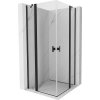 MEXEN/S - Mist Duo sprchovací kút dvere krídlové 100 x 100, transparent, čierna 8A4-100-100-70-00 MEXEN/S - Mist Duo sprchovací kút dvere krídlové 100 x 100, transparent, čierna 8A4-100-100-70-00