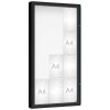 PROCITY Venkovní vitrína model 2000, 12 x A4, sklo, čierna PROCITY Venkovní vitrína model 2000, 12 x A4, sklo, čierna