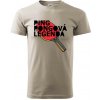 Ping Pongová legenda - Klasické pánske tričko vyššej gramáže - M ( Ľadovo sivá ) Ping Pongová legenda - Klasické pánske tričko vyššej gramáže - M ( Ľadovo sivá )