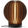 Eva Solo Stolná lampa RADIANT 15 cm, LED, tmavohnedá, drevo Eva Solo Stolná lampa RADIANT 15 cm, LED, tmavohnedá, drevo