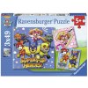Ravensburger 093694 Tlapková Patrola Chlupatí hrdinové 3 x 49 dielov Ravensburger 093694 Tlapková Patrola Chlupatí hrdinové 3 x 49 dielov
