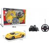Mamido Mamido Auto na diaľkové ovládanie 1:16 pretekársky model s volantom a pedálmi žlté Mamido Mamido Auto na diaľkové ovládanie 1:16 pretekársky model s volantom a pedálmi žlté