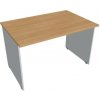 Hobis Pracovný stôl Gate, 120x75,5x80 cm, dub/sivý Hobis Pracovný stôl Gate, 120x75,5x80 cm, dub/sivý
