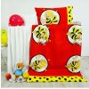Obliečky detské bavlnené včielky červené EMI, Štandardný set jednolôžko obsahuje 1x 140x200 + 1x 70x90 Obliečky detské bavlnené včielky červené EMI, Štandardný set jednolôžko obsahuje 1x 140x200 + 1x 70x90