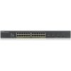 Zyxel XGS1935-28HP, 28 Port Lite-L3 Smart Managed PoE Switch, 24x Gigabit PoE and 4x 10G SFP+, hybrid mode, standalone o XGS1935-28HP-EU0101F Zyxel XGS1935-28HP, 28 Port Lite-L3 Smart Managed PoE Switch, 24x Gigabit PoE and 4x 10G SFP+, hybrid mode, standalone o XGS1935-28HP-EU0101F