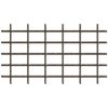 Mriežka Garden MEK6 145x42,5 cm, 4/4,7 mm, PVC/oceľ, oporná na kvety, hnedá, záhradnícka