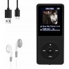 MP3 prehrávač 16 GB, čierny, Bluetooth, FM rádio, diktafón MP3 prehrávač 16 GB, čierny, Bluetooth, FM rádio, diktafón