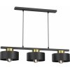 Luminex | Luster na lanku MARTI 3xE27/15W/230V čierna/zlatá | LU9998A Luminex | Luster na lanku MARTI 3xE27/15W/230V čierna/zlatá | LU9998A