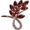 Gaira brošňa Kvet 340022 červená