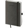 Diár Flexies týždenný vreckový A6 9x14cm tmavosivý 2026 Diár Flexies týždenný vreckový A6 9x14cm tmavosivý 2026