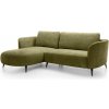 Rohová rozkladacia sedačka Amalfi - olivová Strana: Ľavá Rohová rozkladacia sedačka Amalfi - olivová Strana: Ľavá